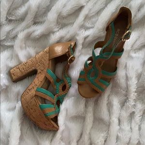 Bcbg cork wedge size 7.5